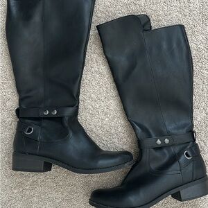 Women's Black Leather Boots